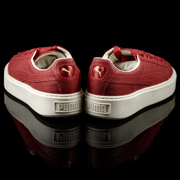PUMA Womens Basket Platform Lux Toreador Sneaker - Picture 2 of 8